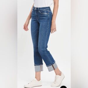 Vervet Jeanne High Rise Slim Straight Leg Jeans